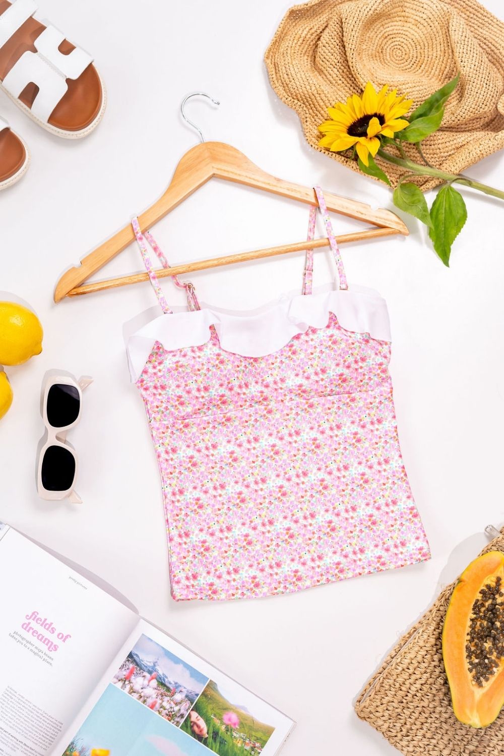 Sunkissed Tankini Top- Blossom Bliss