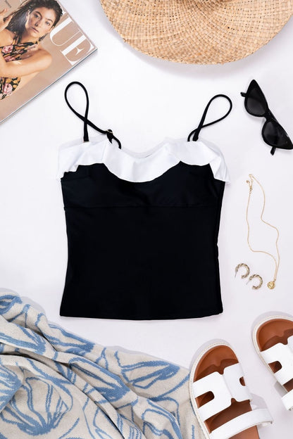 Sunkissed Tankini - Caviar Pearl