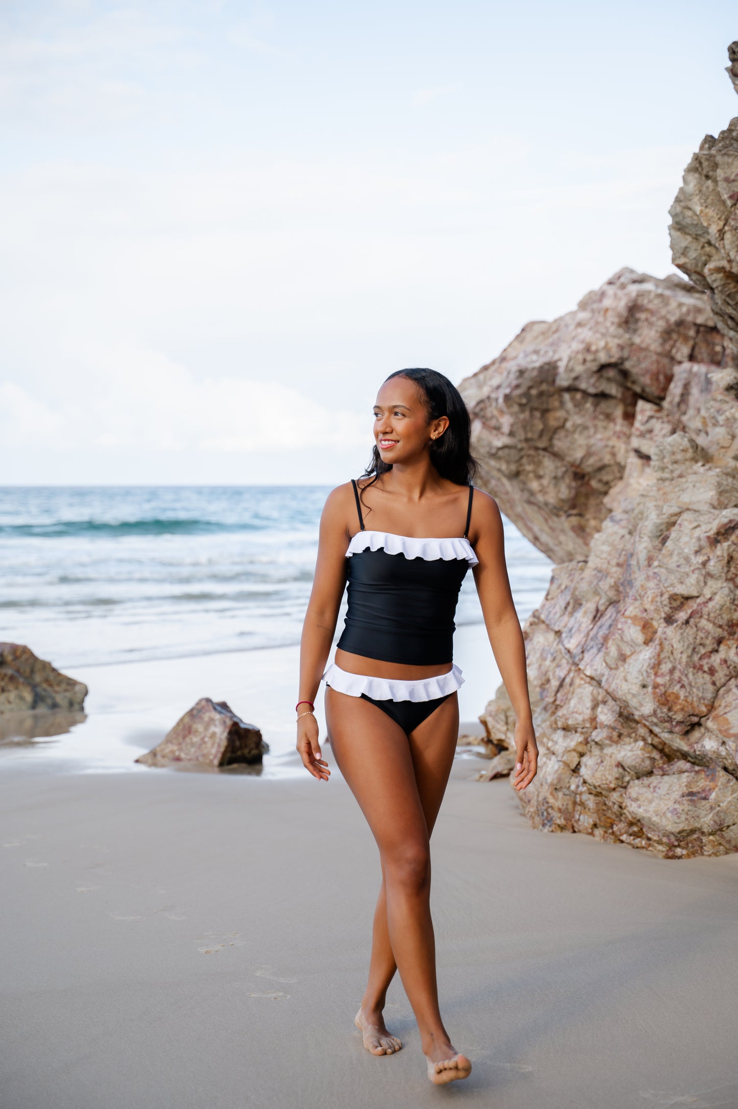 Sunkissed Tankini - Caviar Pearl