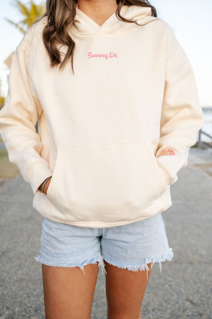 Sunny Dé Solar Kiss Hoodie - Cream