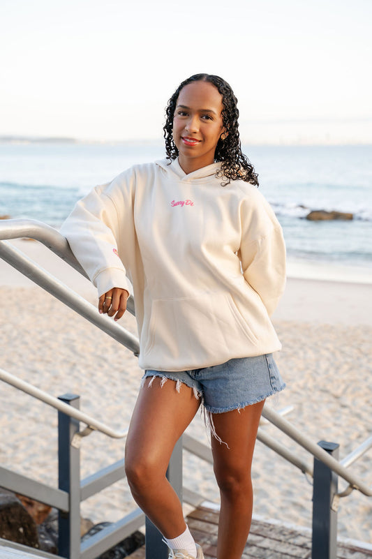 Sunny Dé Solar Kiss Hoodie - Cream