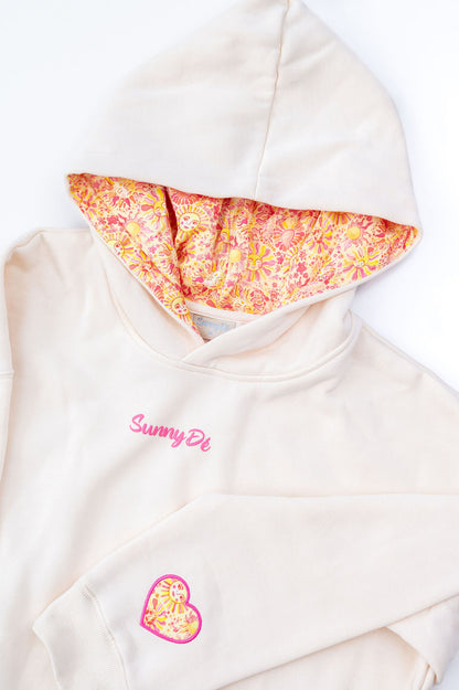 Sunny Dé Solar Kiss Hoodie - Cream