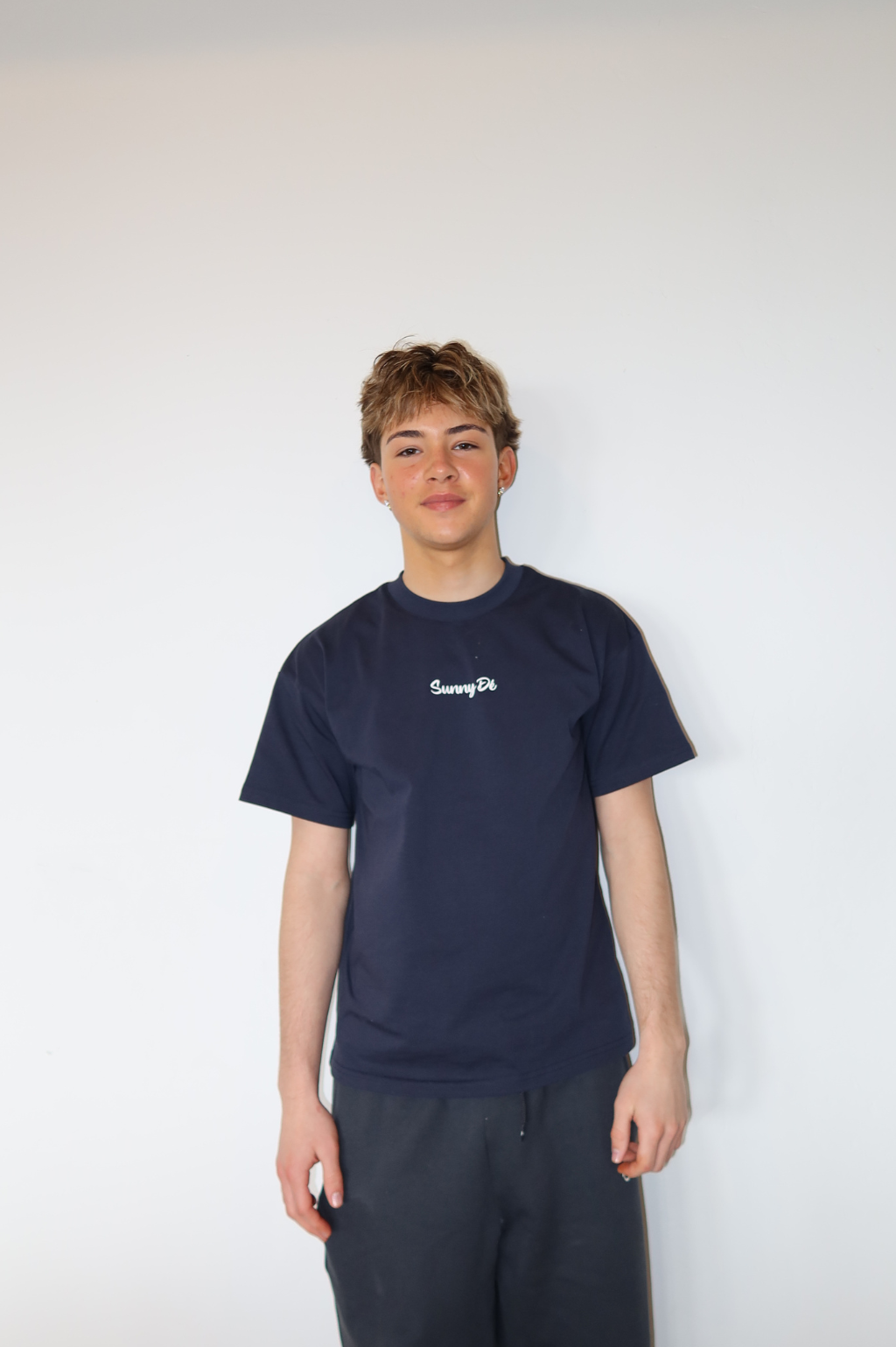 Gigi Oversized Tee - Navy – Sunny De