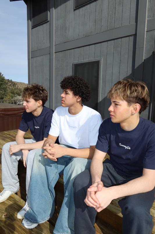 Gigi Oversized Tee - Navy