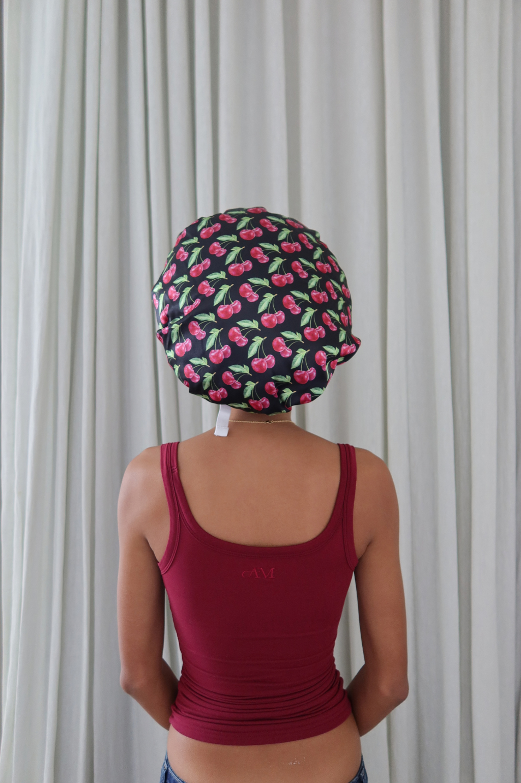 Silk Dreams Bonnet - Cherry