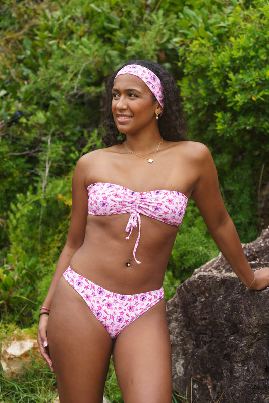 Burli Strapless Top - Shelly Pink