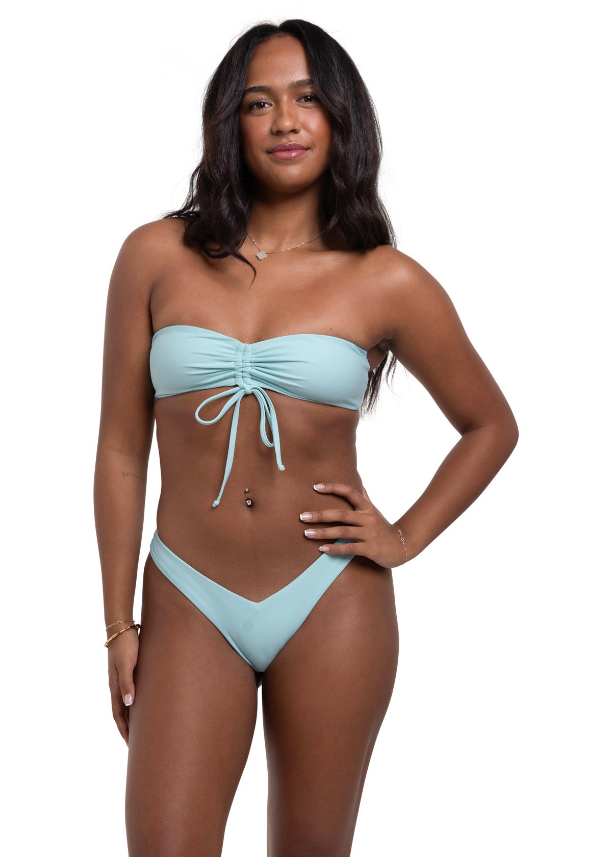 Miami Cheeky Bottoms - Tidal Teal